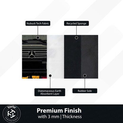 Mercedes-Benz G-Class (G-Wagon) Luxury SUV Area Flat Rug | G-Class Off-Road Automotive Artwork Flat Rug | Premium Luxury Car Area Floor Decor