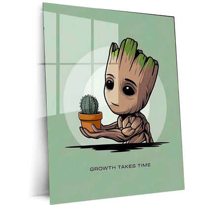 Marvel Metal Poster | Groot Metal Poster – Adorable Guardian of the Galaxy - TURTLEWINGS