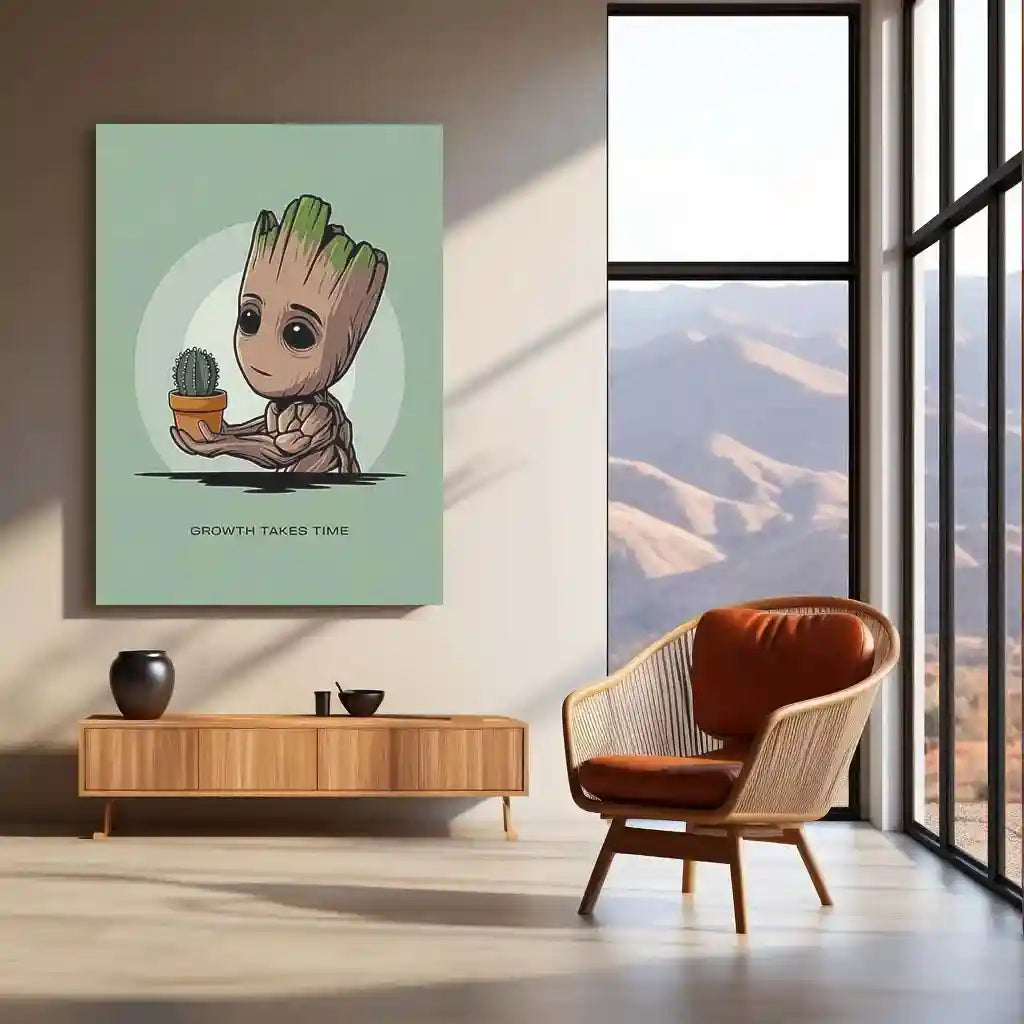 Marvel Metal Poster | Groot Metal Poster – Adorable Guardian of the Galaxy - TURTLEWINGS