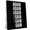Gym Quote Metal Poster – Motivational Fitness Wall Art | Hustle & Strength Decor - TURTLEWINGS