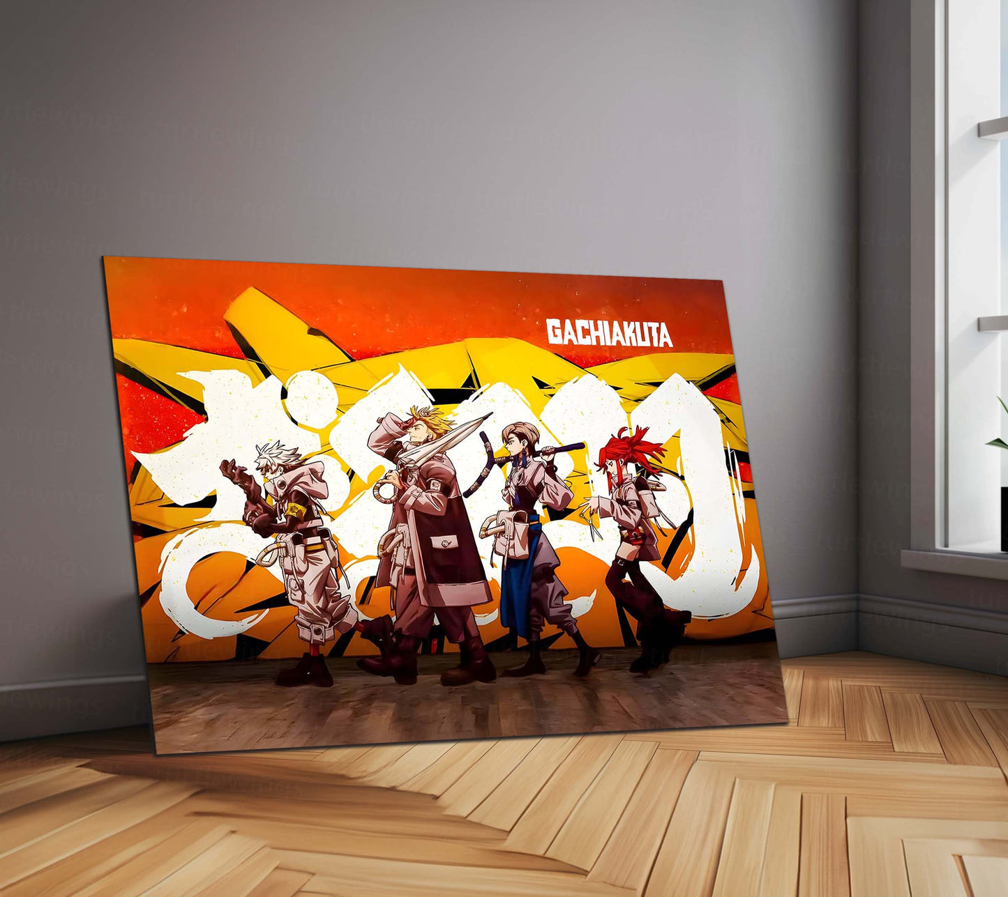 Anime Metal Poster | Gachiakuta – Street Justice Crew Metal Frame