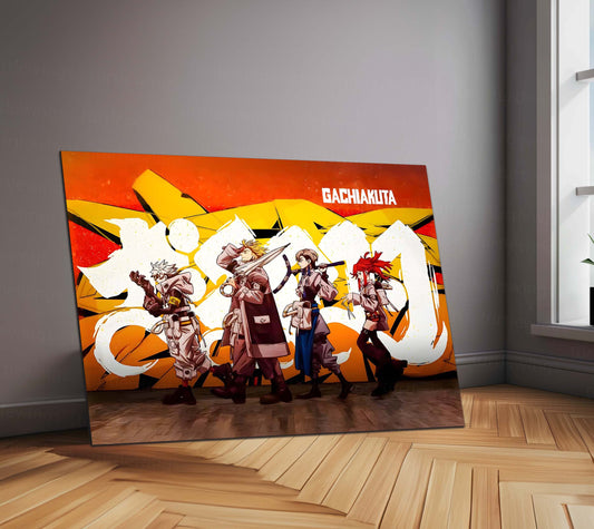 Anime Metal Poster | Gachiakuta – Street Justice Crew Metal Frame