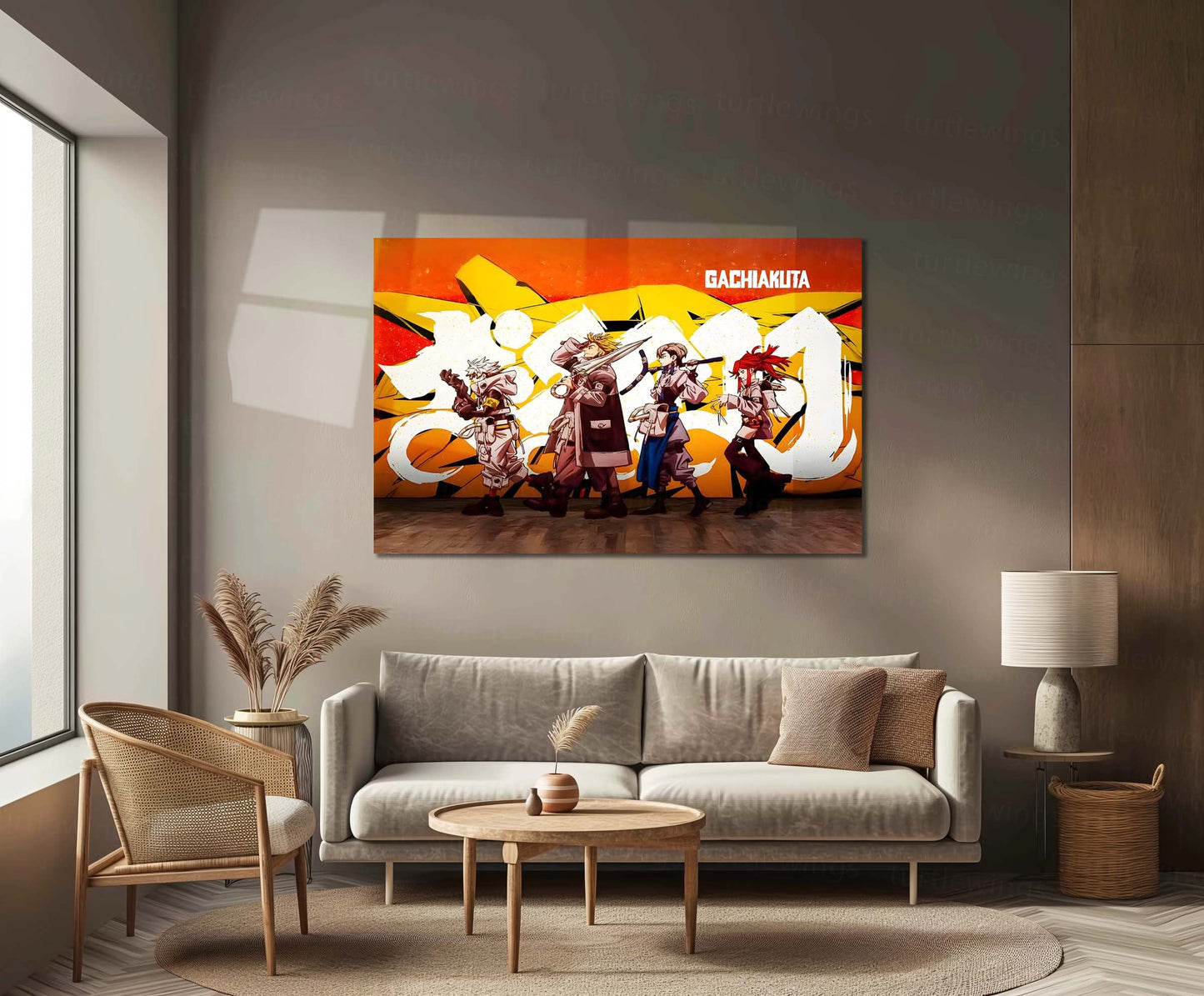 Anime Metal Poster | Gachiakuta – Street Justice Crew Metal Frame