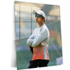 Cricket Metal Poster | Gautam Gambhir Cricket Metal Poster | Indian Cricket Legend Wall Art | Coach & Champion Portrait Frame