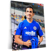 Cricket Metal Poster | Gautam Gambhir Cricket Metal Poster | Indian Cricket Legend Wall Art | Coach & Champion Portrait Frame 01