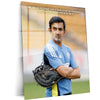 Cricket Metal Poster | Gautam Gambhir Quote Metal Poster | “Stand Like a Shield” Leadership Wall Art | Cricket Coach Motivation Frame