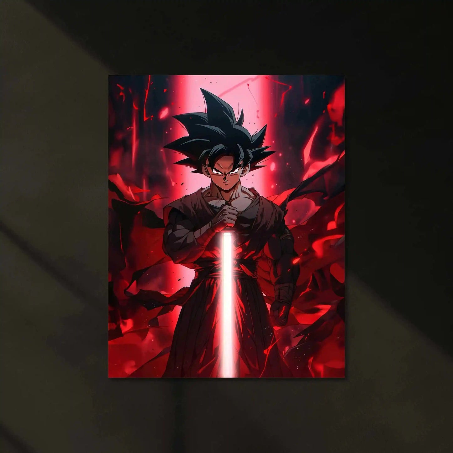 Goku Neon LED Metal Poster - TURTLEWINGS