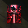 Goku Neon LED Metal Poster