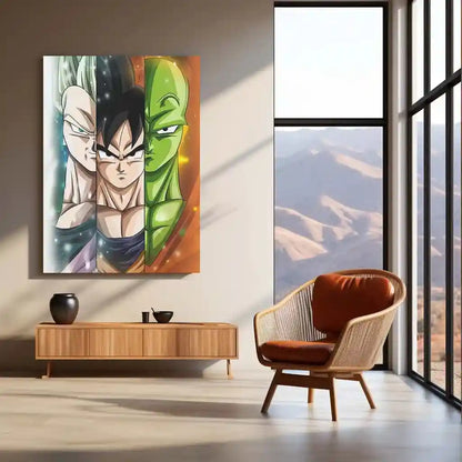 Anime Metal Poster | Goku, Vegeta & Piccolo Metal Poster – Dragon Ball Tribute - TURTLEWINGS