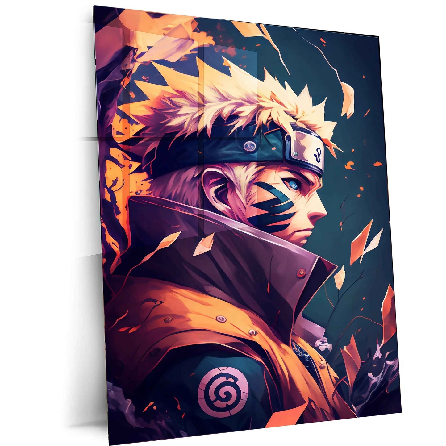 Naruto Metal Poster Anime - TURTLEWINGS