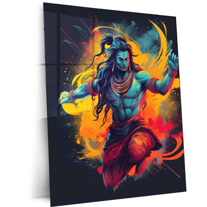 Mahadev Metal Poster - TURTLEWINGS