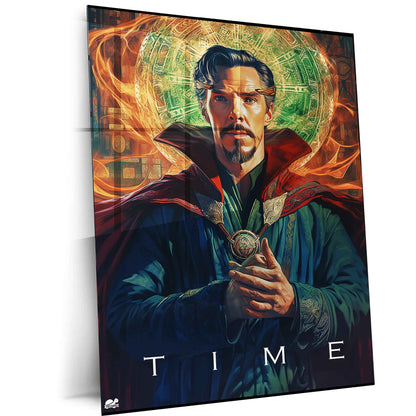 Doctor Strange Metal Poster | Marvel Sorcerer Supreme Wall Art - TURTLEWINGS