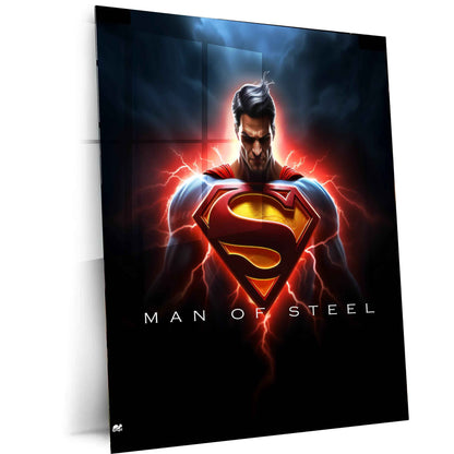 Superman Dc Metal Poster - TURTLEWINGS