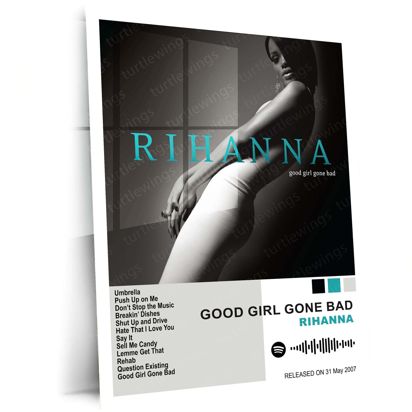 Rihanna – Complete Album Collection | Set of 11 | Set of 8 | Set of 4 | Premium Metal Poster Set