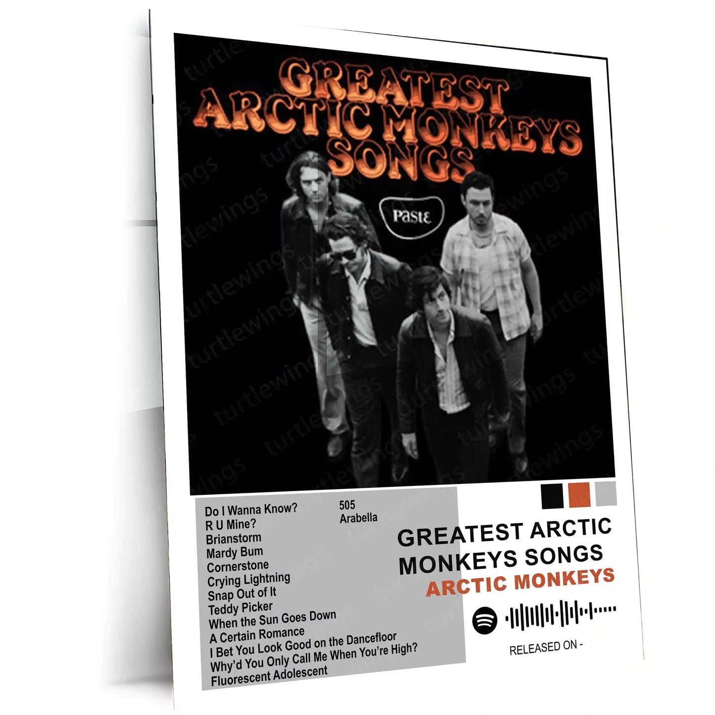 Arctic Monkeys Complete Collection | Set of 11 | Set of 8 | Set of 4 | Album Posters Metal Frames Indie Rock Evolution. Iconic Albums. Timeless Wall Aesthetic. - TURTLEWINGS