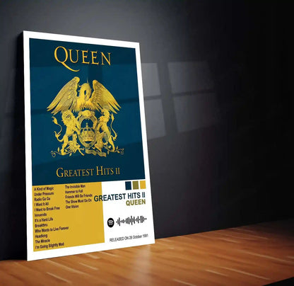 Queen Complete Collection | Set of 11 | Set of 8 | Set of 4 | Album Posters Metal Frames Rock Royalty. Stadium Anthems. Timeless Legends. - TURTLEWINGS