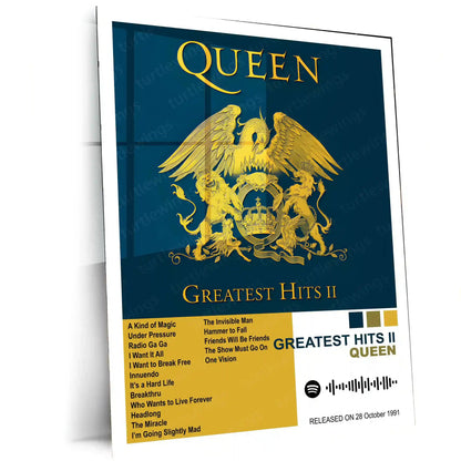 Queen Complete Collection | Set of 11 | Set of 8 | Set of 4 | Album Posters Metal Frames Rock Royalty. Stadium Anthems. Timeless Legends. - TURTLEWINGS