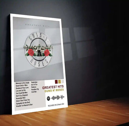 Guns N’ Roses Complete Collection | Set of 10 | Set of 8 | Set of 4 | Album Posters Metal Frames Hard Rock Legends. Raw Energy. Timeless Stage Power. - TURTLEWINGS