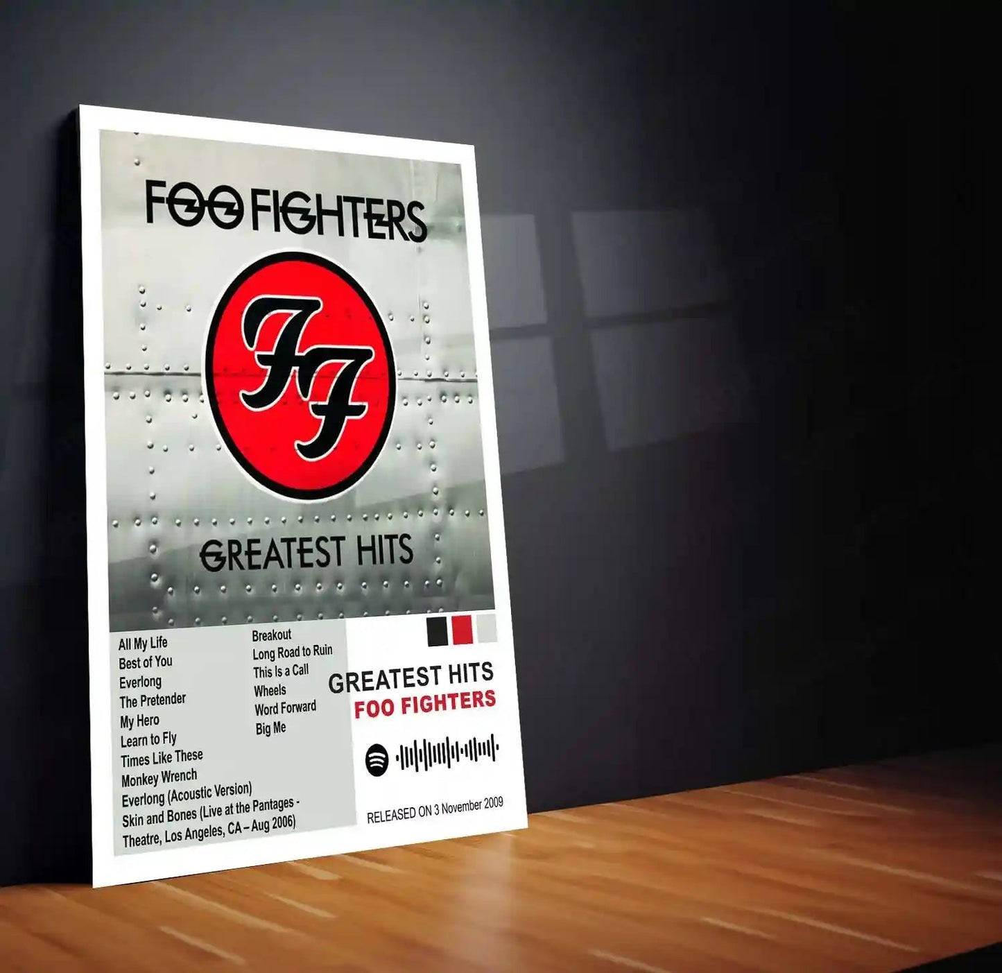 Foo Fighters – Complete Album Collection | Set of 11 | Set of 8 | Set of 4 | Premium Metal Poster - TURTLEWINGS