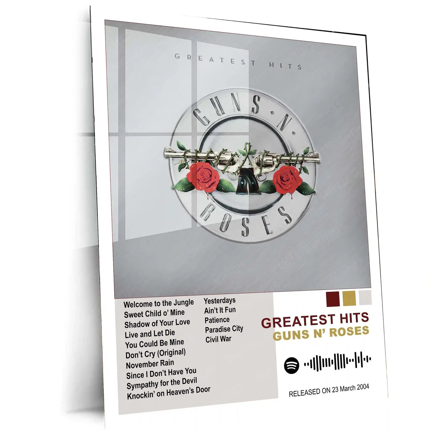 Guns N’ Roses Complete Collection | Set of 10 | Set of 8 | Set of 4 | Album Posters Metal Frames Hard Rock Legends. Raw Energy. Timeless Stage Power. - TURTLEWINGS