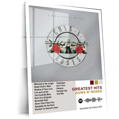 Guns N’ Roses Complete Collection | Set of 10 | Set of 8 | Set of 4 | Album Posters Metal Frames Hard Rock Legends. Raw Energy. Timeless Stage Power. - TURTLEWINGS