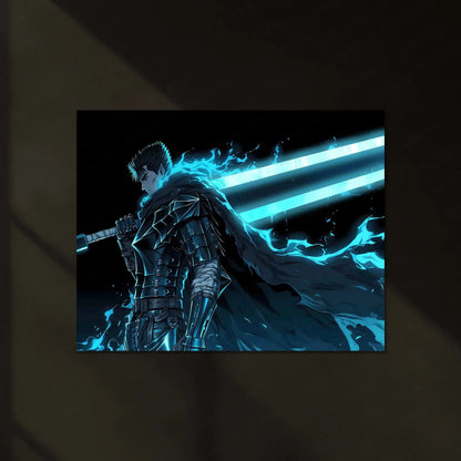 Guts Berserk Neon LED Metal Poster 2 - TURTLEWINGS