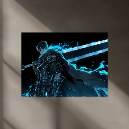 Guts Berserk Neon LED Metal Poster 2 - TURTLEWINGS