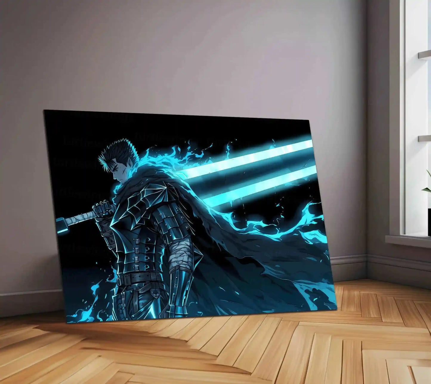Guts Berserk Neon LED Metal Poster 2 - TURTLEWINGS