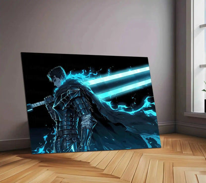 Guts Berserk Neon LED Metal Poster 2 - TURTLEWINGS