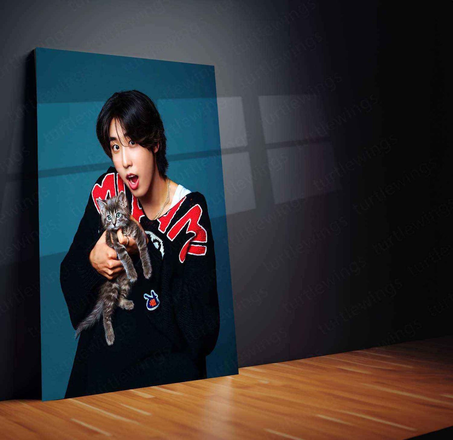 Han Jisung Metal Poster – Stray Kids Rap & Vocal Genius Wall Art for STAYs - TURTLEWINGS