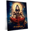 Spiritual God Metal Poster  | Lord Hanuman Ji Metal Poster | Devotional Wall Art | Bajrangbali Spiritual Frame