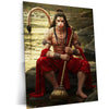 Spiritual God Metal Poster  | Lord Hanuman Ji Metal Poster | Devotional Wall Art | Bajrangbali Spiritual Frame 03