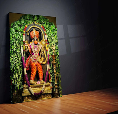Gym Quote Metal PosterHanuman Metal Poster – Divine Strength & Devotion Wall Art | Bajrangbali Spiritual Decorotivational Fitness Wall Art | Hustle & Strength Decor (Copy) - TURTLEWINGS