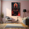 Hanuman Metal Poster – Divine Strength & Devotion Wall Art | Bajrangbali Spiritual Decor 4 - TURTLEWINGS