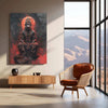Hanuman Metal Poster – Divine Strength & Devotion Wall Art | Bajrangbali Spiritual Decor 4 - TURTLEWINGS
