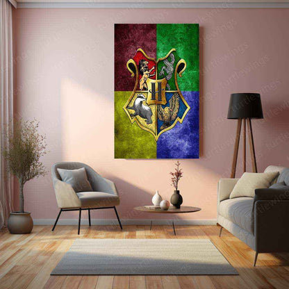 Harry Potter Metal Poster – Magical Wall Art | Wizarding World Decor - TURTLEWINGS