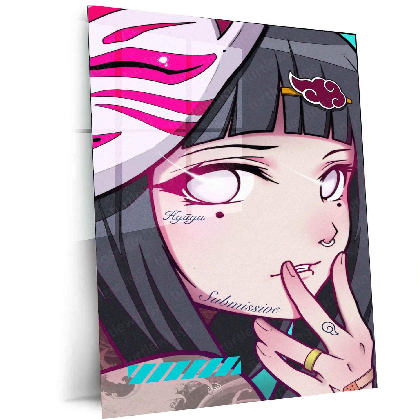 Hinata Hyuga Poster – Beautifully Powerful Ninja Artwork - TURTLEWINGS