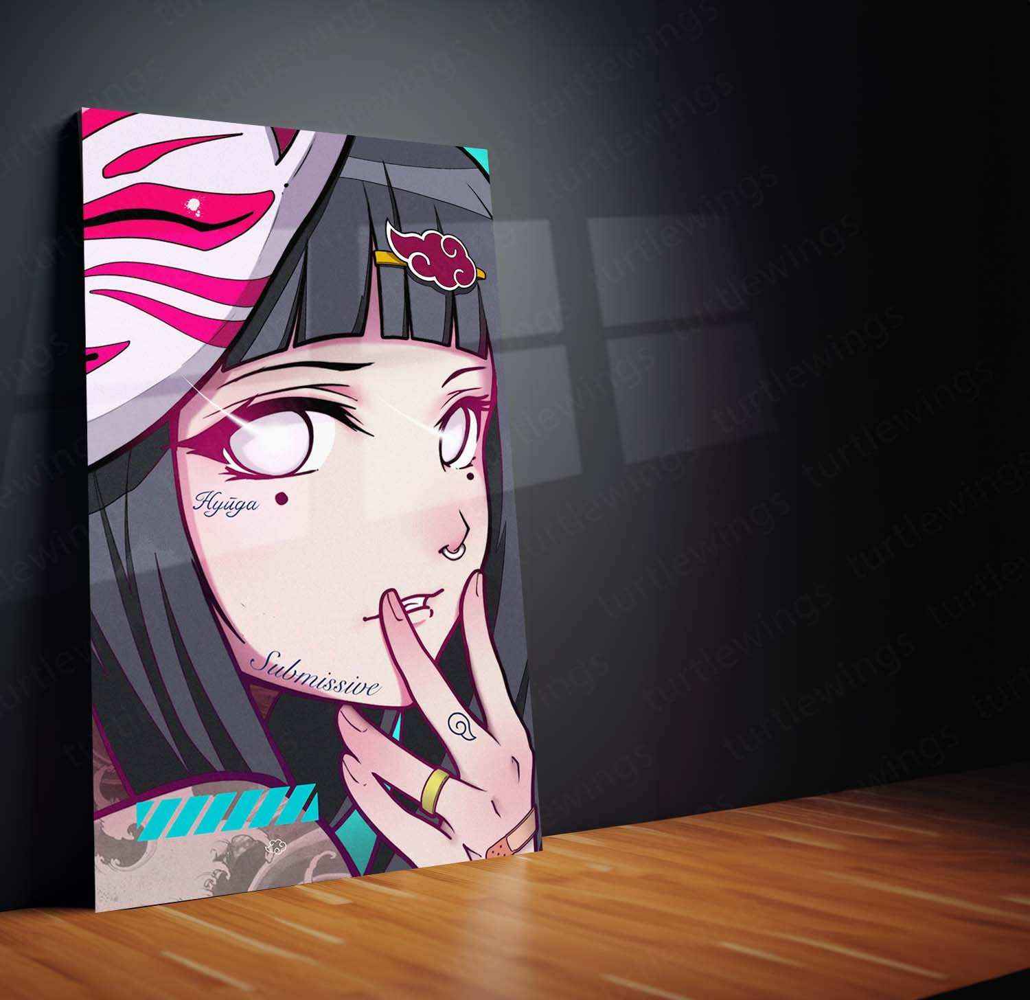 Hinata Hyuga Poster – Beautifully Powerful Ninja Artwork - TURTLEWINGS