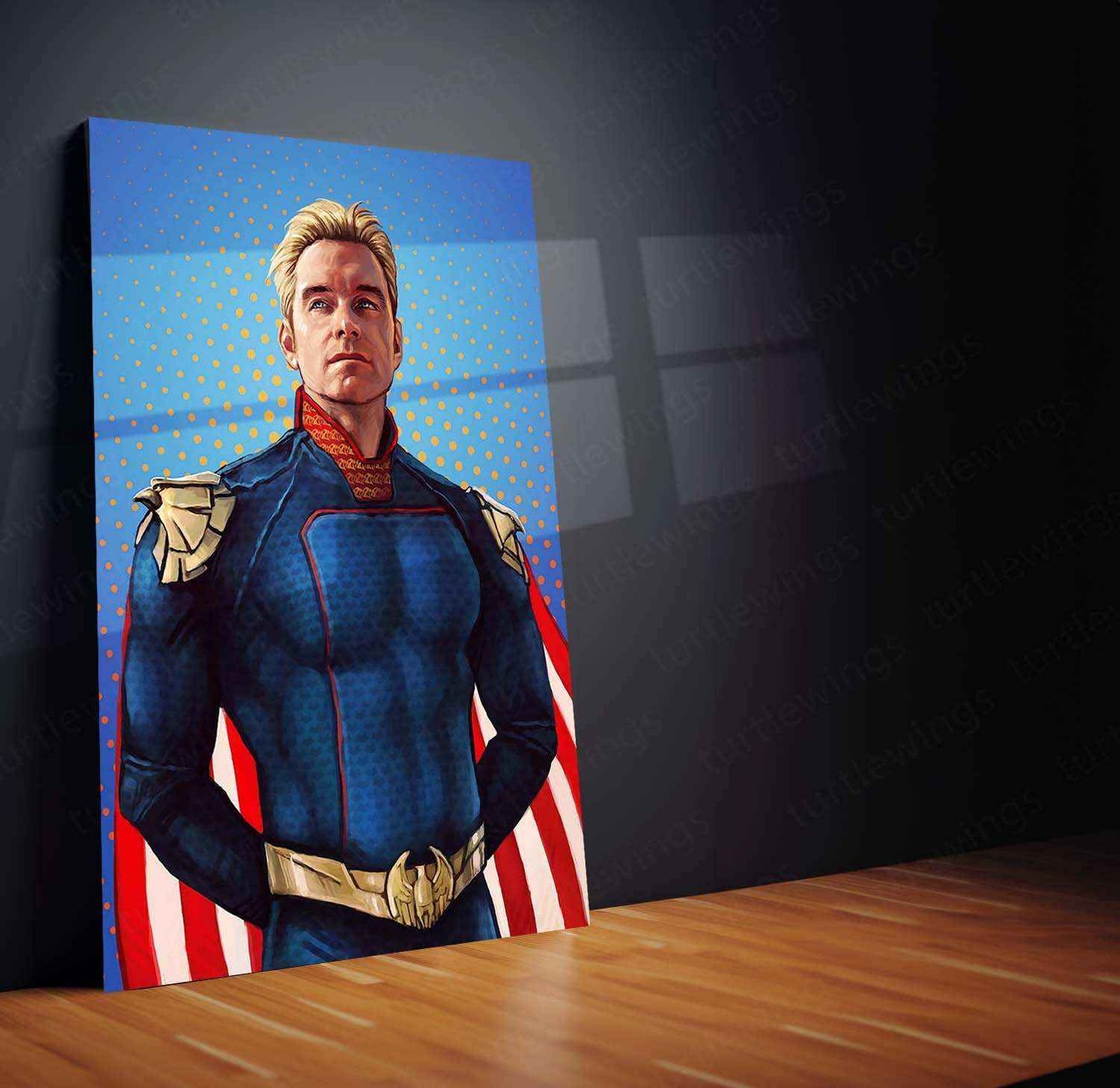Homelander Metal Poster – The Boys Superhero Villain Wall Art | Power & Chaos Decor - TURTLEWINGS