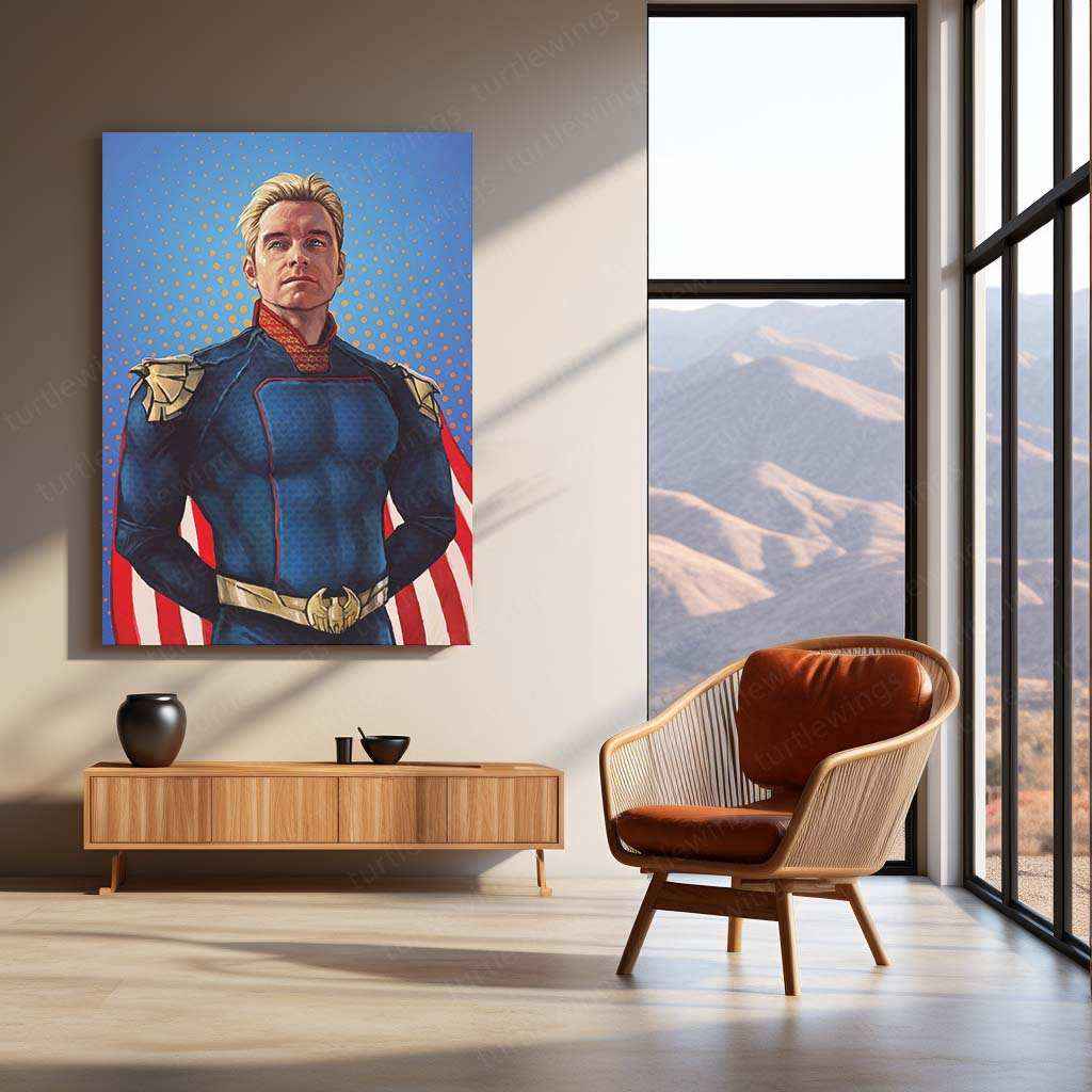 Homelander Metal Poster – The Boys Superhero Villain Wall Art | Power & Chaos Decor - TURTLEWINGS