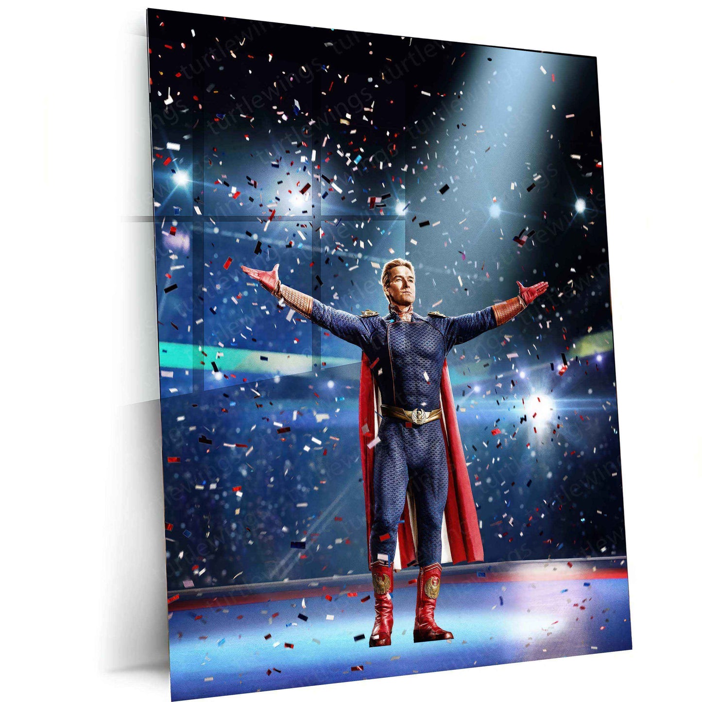 Homelander Metal Poster – The Boys Superhero Villain Wall Art | Power & Chaos Decor 4 - TURTLEWINGS
