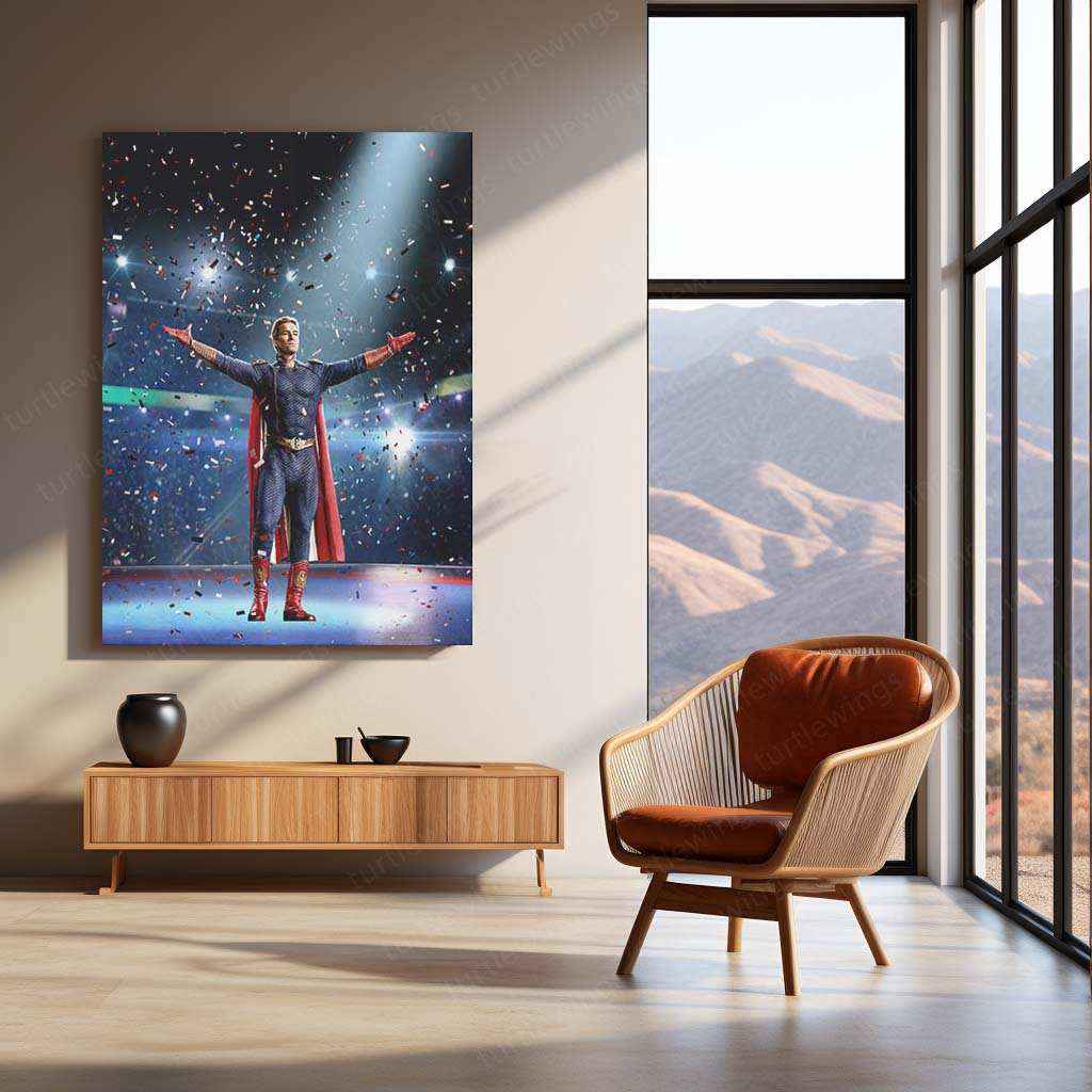 Homelander Metal Poster – The Boys Superhero Villain Wall Art | Power & Chaos Decor 4 - TURTLEWINGS
