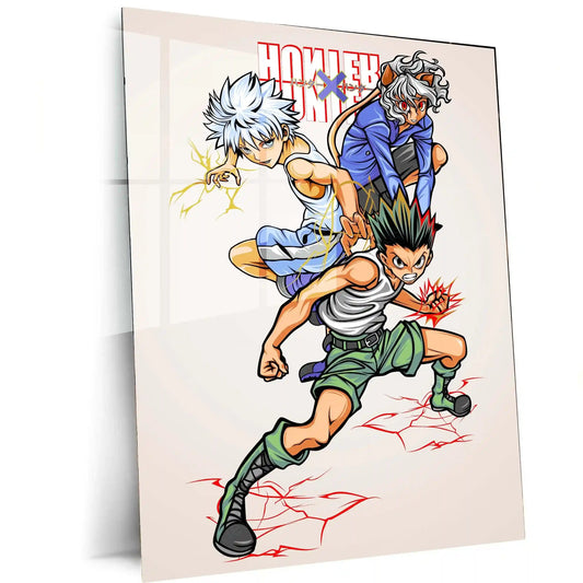Anime Metal Poster | Hunter x Hunter Metal Poster | Anime Legends Wall Art | Gon, Killua & More Decor - TURTLEWINGS