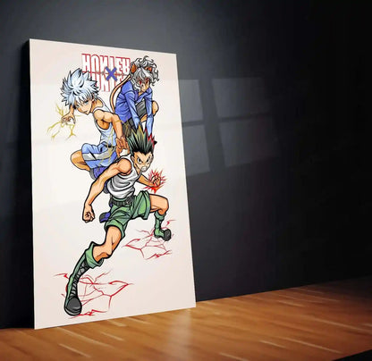 Anime Metal Poster | Hunter x Hunter Metal Poster | Anime Legends Wall Art | Gon, Killua & More Decor - TURTLEWINGS