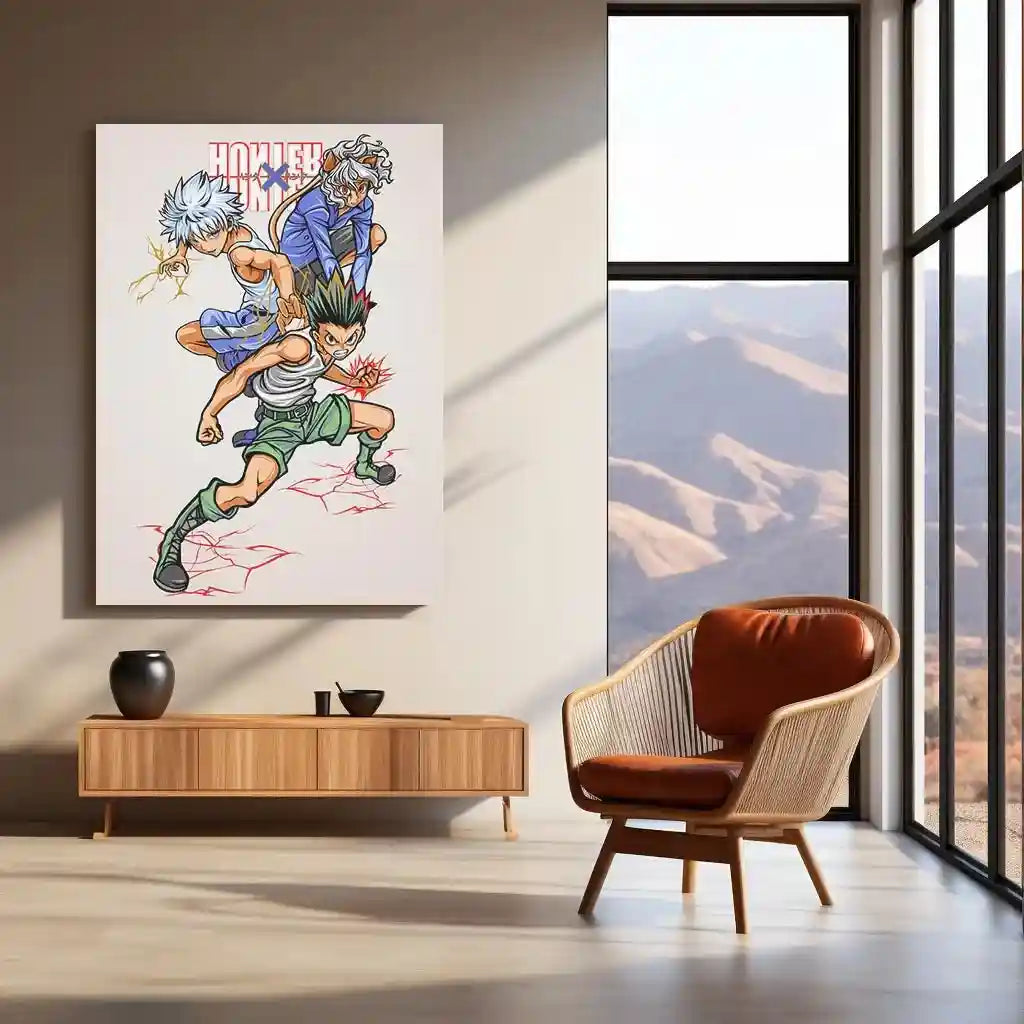 Anime Metal Poster | Hunter x Hunter Metal Poster | Anime Legends Wall Art | Gon, Killua & More Decor - TURTLEWINGS