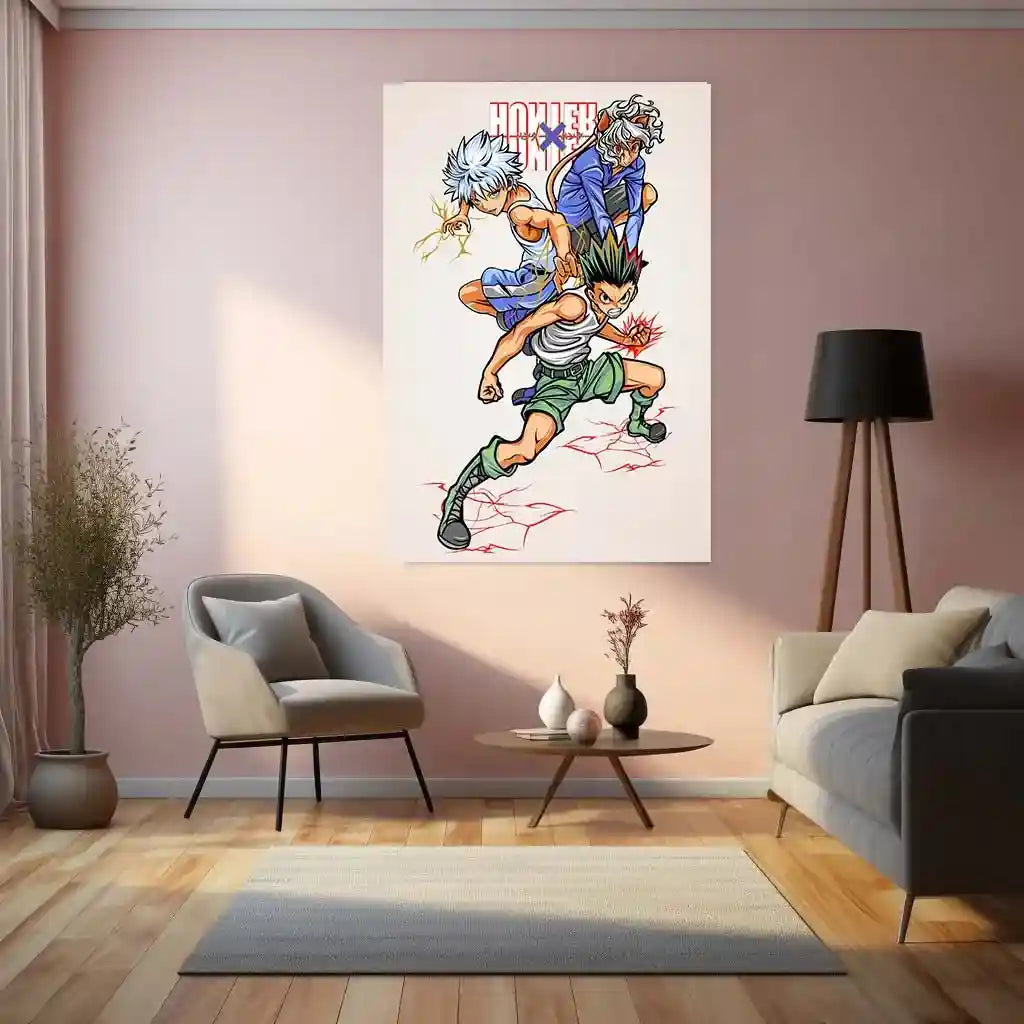 Anime Metal Poster | Hunter x Hunter Metal Poster | Anime Legends Wall Art | Gon, Killua & More Decor - TURTLEWINGS
