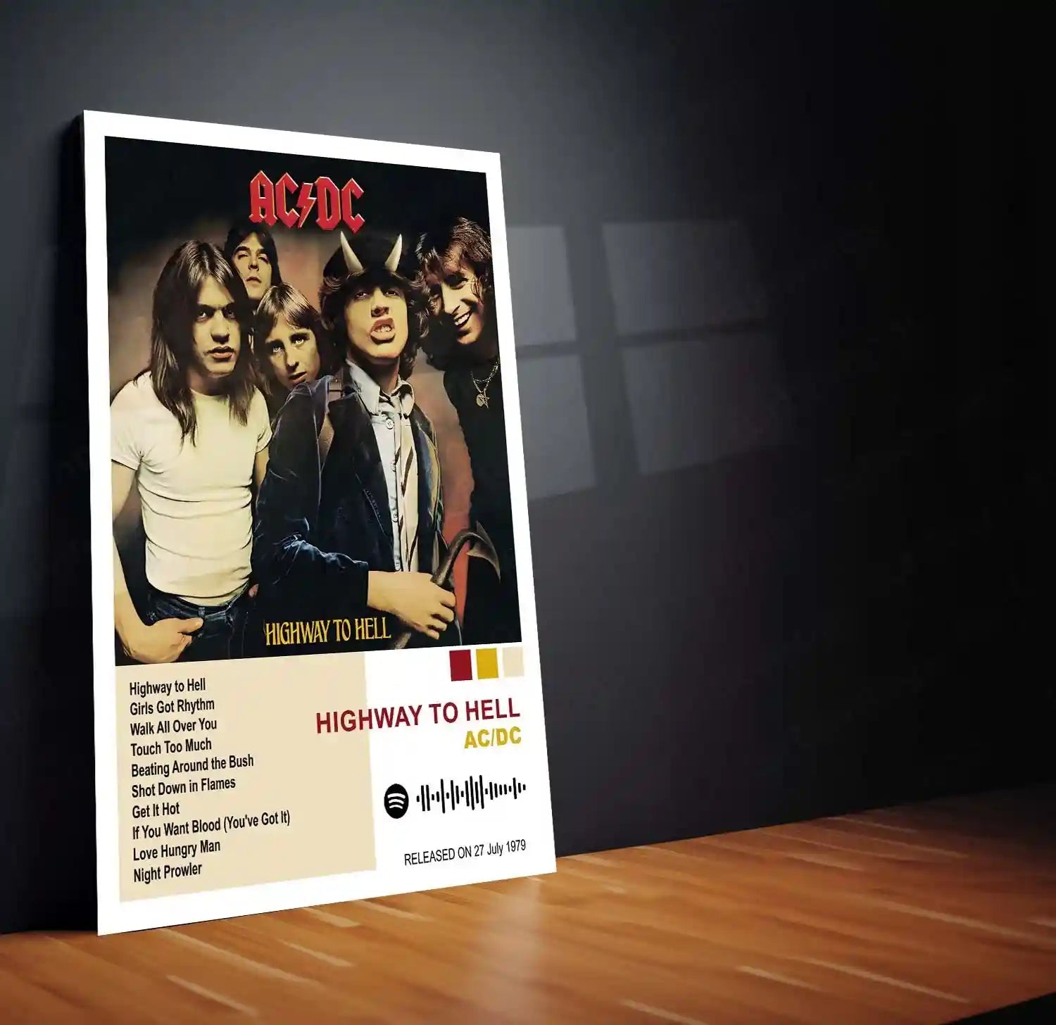 AC/DC Complete Album Collection | Set of 10 | Set of 8 | Set of 4 | Metal Frame Posters High Voltage. Pure Rock Energy. Legendary Wall Statement. - TURTLEWINGS