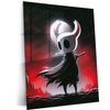 Hollow Knight – Silent Guardian | Dark Fantasy Metal Frame Wall Art | Gaming Room & Indie Game Decor Wall Art