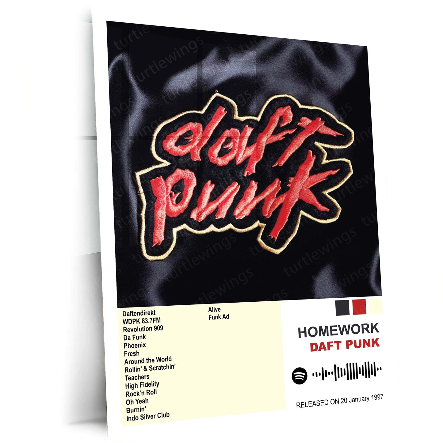 Daft Punk – Complete Album Collection | Set of 11 | Set of 8 | Set of 4 | Premium Metal Poster Set