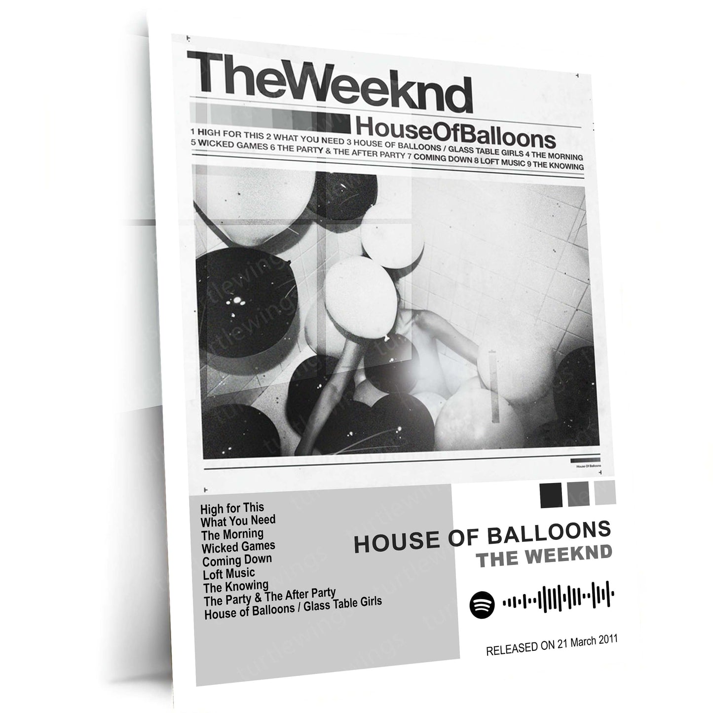 The Weeknd – Complete Album Collection | Set of 10 | Set of 8 | Set of 4 | Premium Metal Poster Set